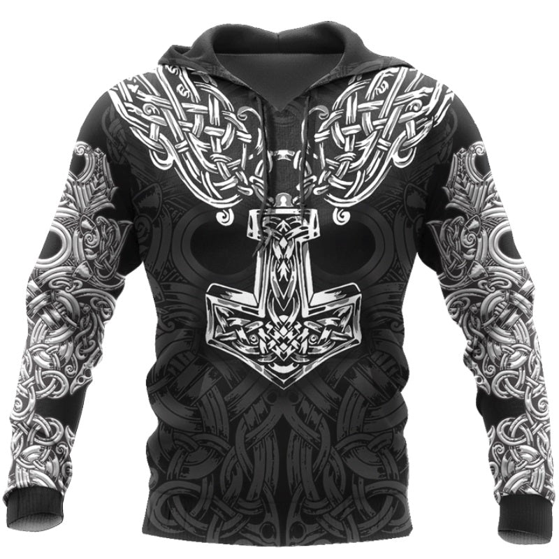3D Printed Viking Hoodie