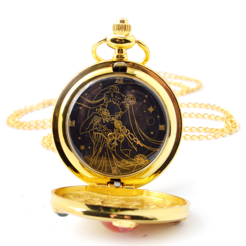 Strange pocket watch.