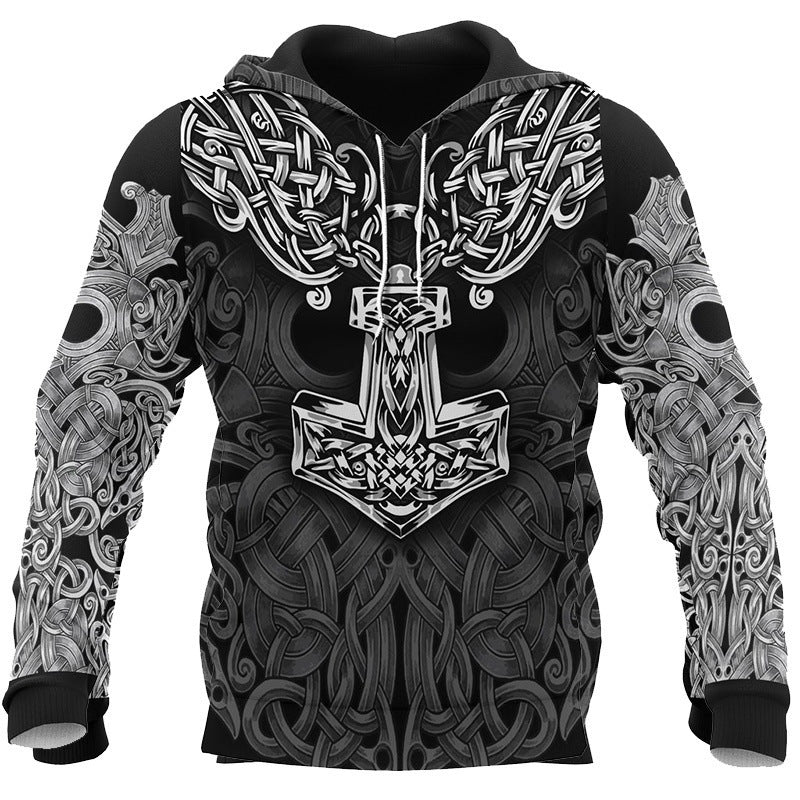3D Printed Viking Hoodie