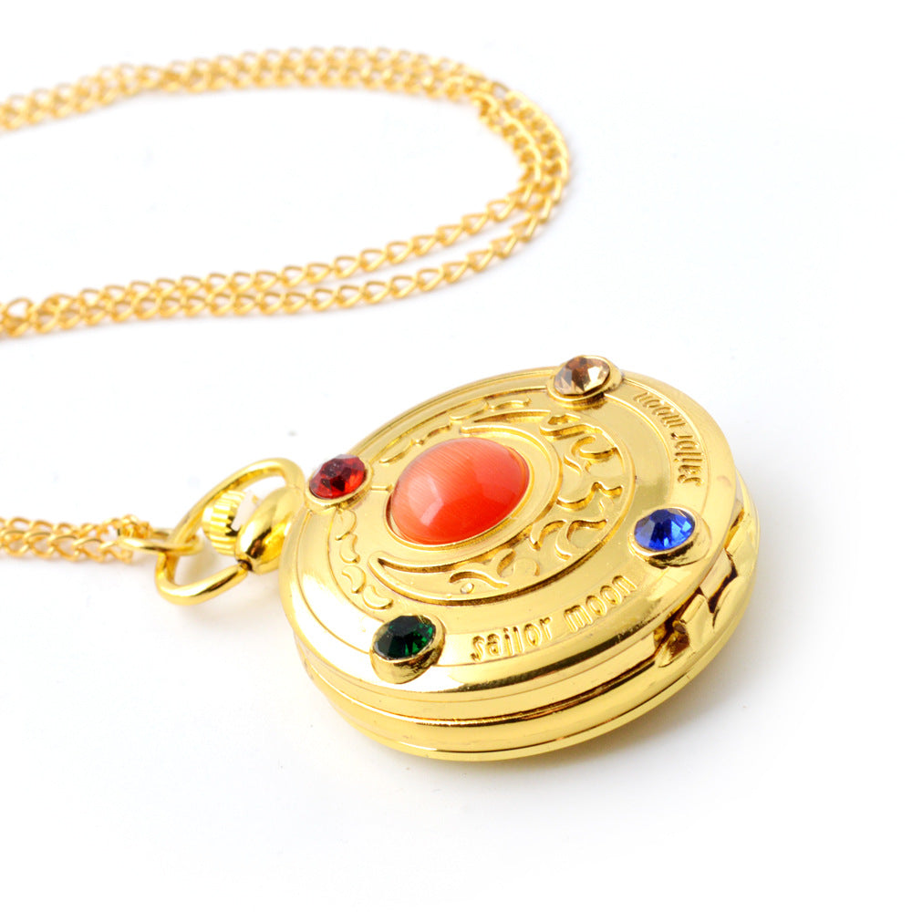 Strange pocket watch.