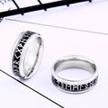 Vintage Viking Rune Titanium Ring