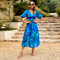 Summer Breeze V-neck Long Dress