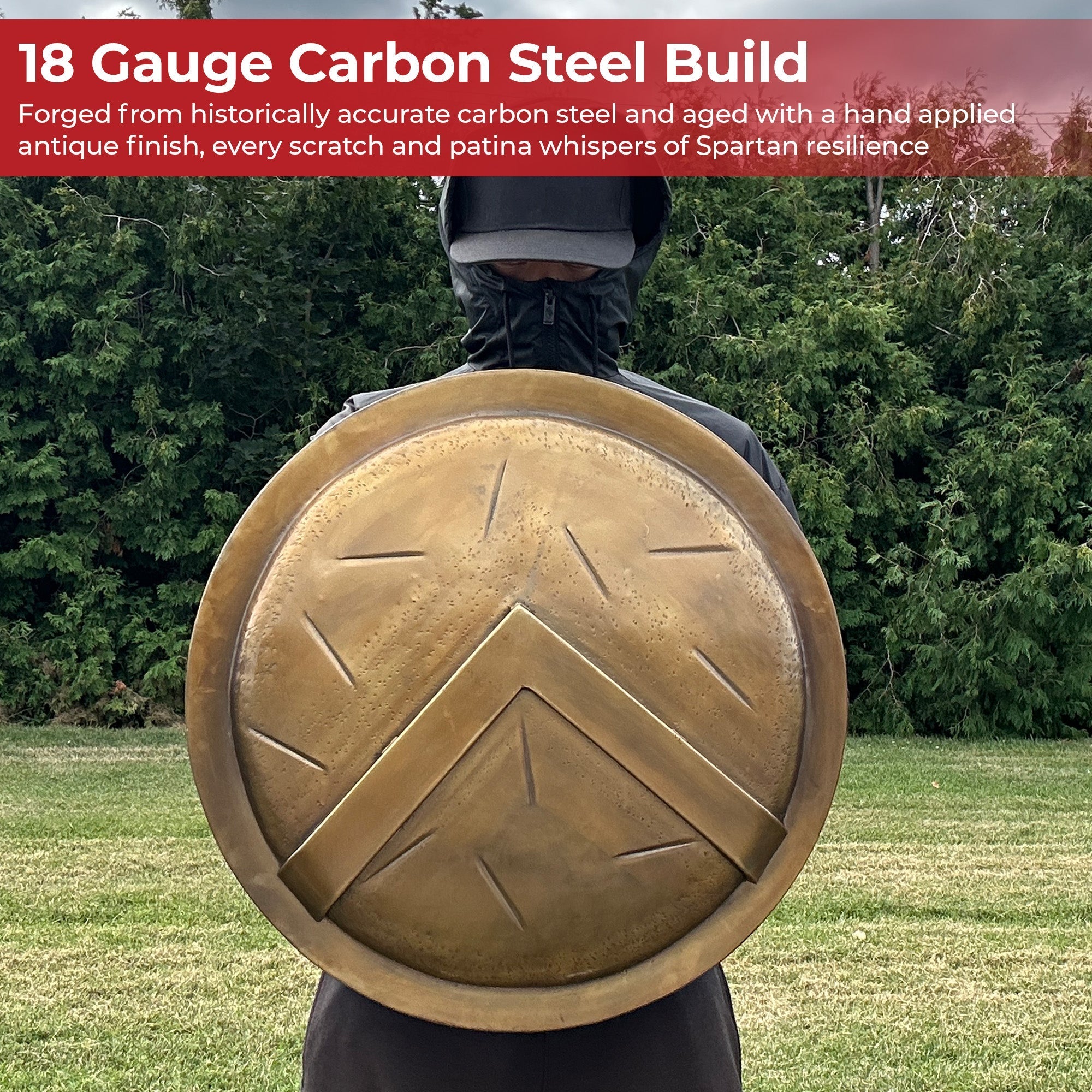 King Leonidas Spartan Functional Battle Shield
