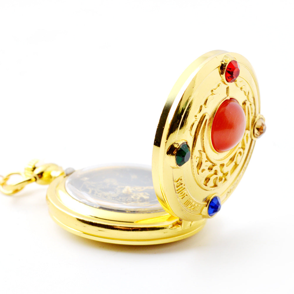 Strange pocket watch.