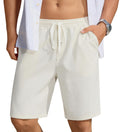 Men's Soft Elastic Waist Drawstring Summer Shorts